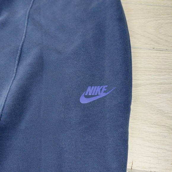 Nike Dance Trousers Womens 2XL Blue Loose Baggy Fleece Joggers Hip Hop Y2K‎ - Picture 3 of 12